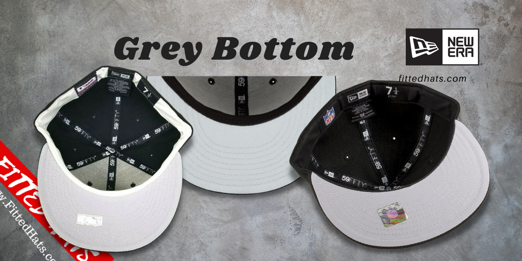 MY NEW ERA FITTED CAP COLLECTION WITH SIDE PATCHES & GREY BRIMS