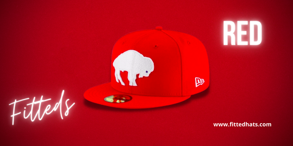 Red Fitted Hats