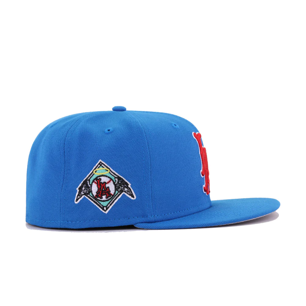 New Era Los Angeles Angels 1961 Logo Blue/Red 59FIFTY Fitted Hat