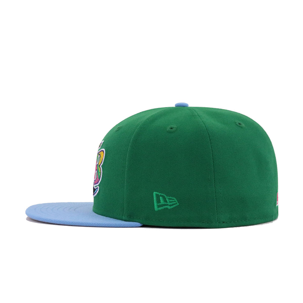 New Era Tampa Bay Rays 25th Anniversary Kelly Green/Sky Blue 59FIFTY Fitted Hat