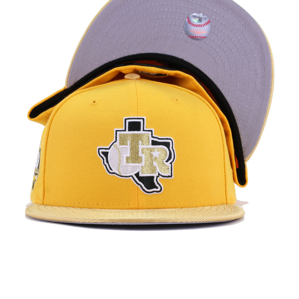New Era Texas Rangers 40th Anniversary Gold 59FIFTY Fitted Hat
