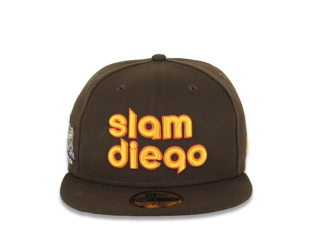 New Era Slam Diego Padres Petco Park Walnut/Orange 59FIFTY Fitted Hat