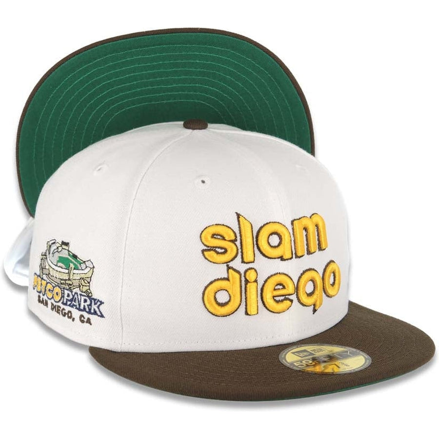 New Era Slam Diego Padres Petco Park White/Dark Brown 59FIFTY Fitted Hat