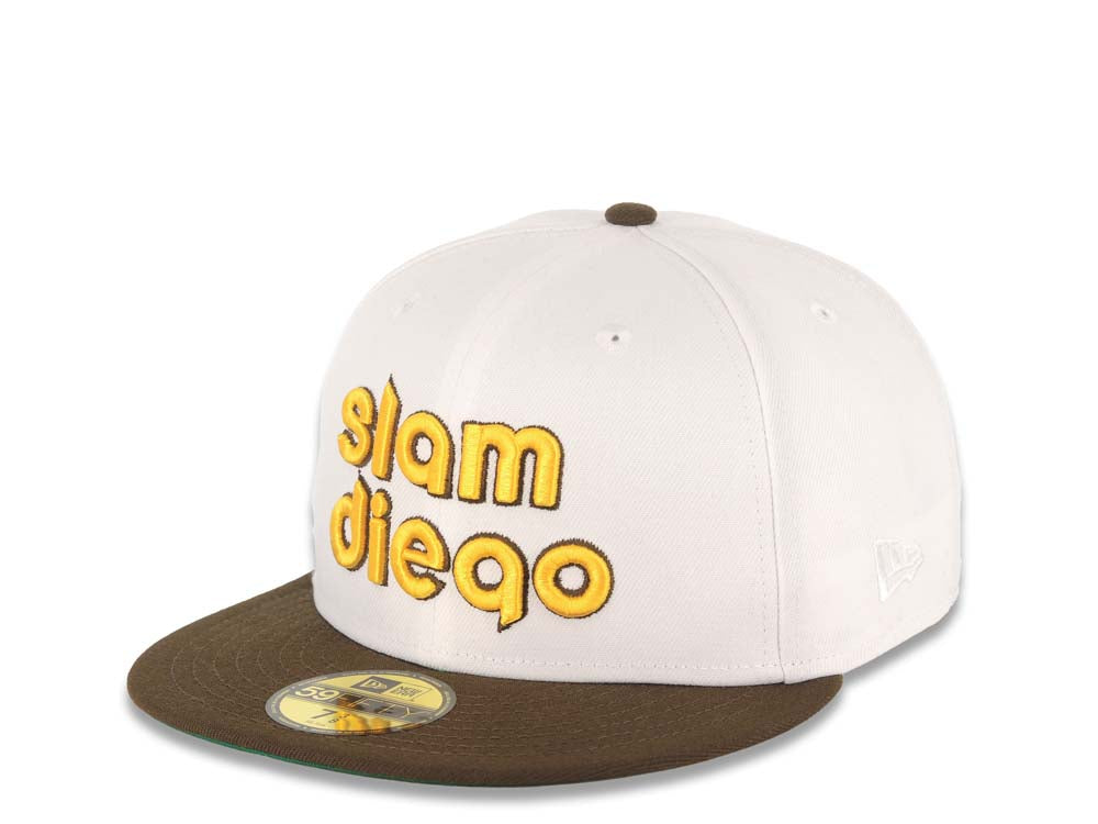 New Era Slam Diego Padres Petco Park White/Dark Brown 59FIFTY Fitted Hat