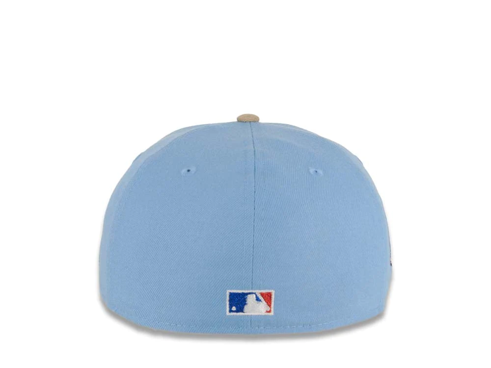 New Era San Diego Padres 40th Anniversary Sky Blue/Khaki 59FIFTY Fitted Hat (Kids)