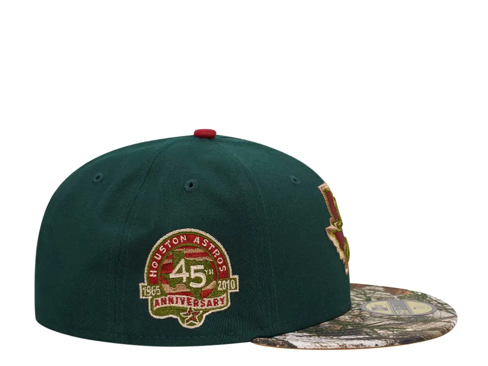 New Era Houston Astros 45th Anniversary Dark Green/Realtree 59FIFTY Fitted Hat