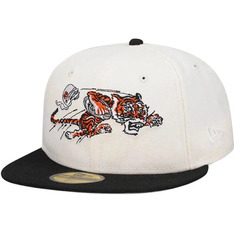 New Era Cincinnati Bengals White/Black 59FIFTY Fitted Hat