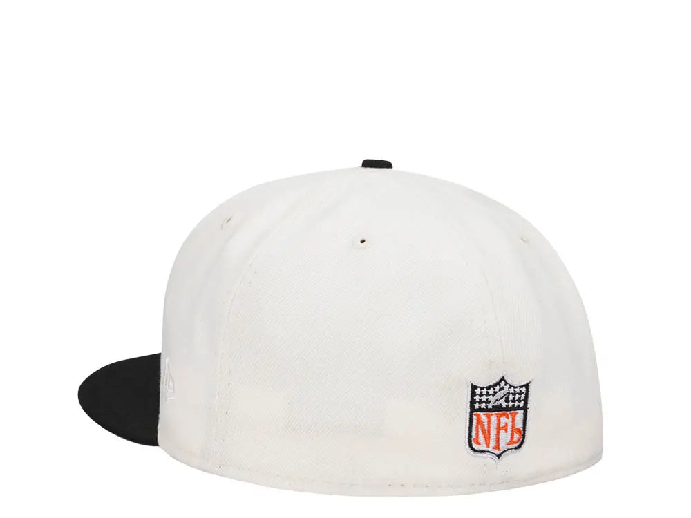 New Era Cincinnati Bengals White/Black 59FIFTY Fitted Hat