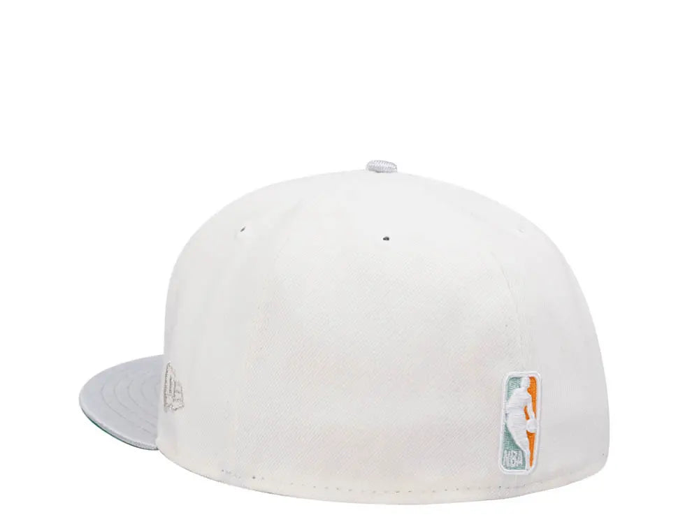 New Era San Antonio Spurs Chrome/White Throwback 59FIFTY Fitted Hat