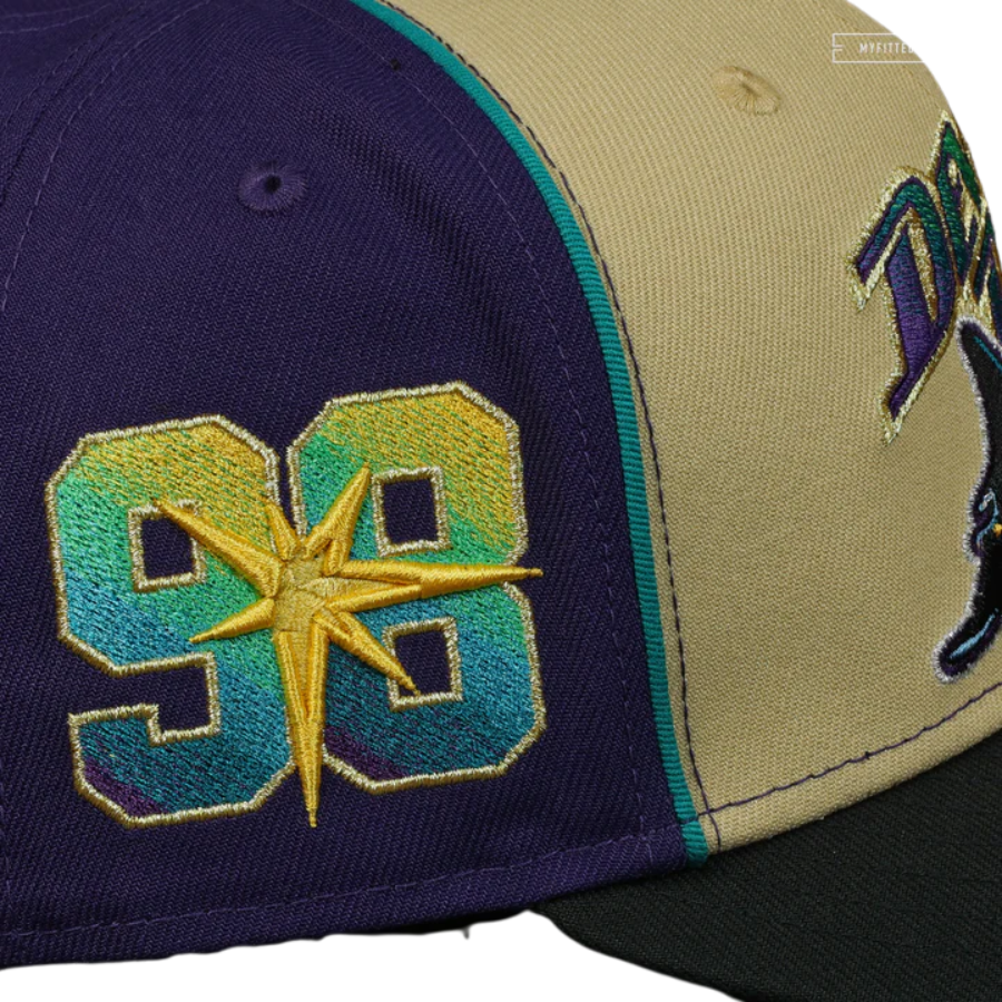 New Era Tampa Bay Devil Rays Established 1998 “Old Gold for All” 59FIF
