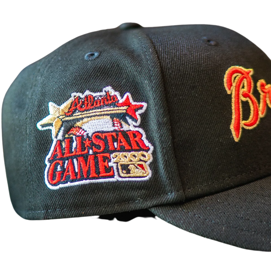 New Era Atlanta Braves Script 2000 All-Star Game Black/Red 59FIFTY Fitted Hat