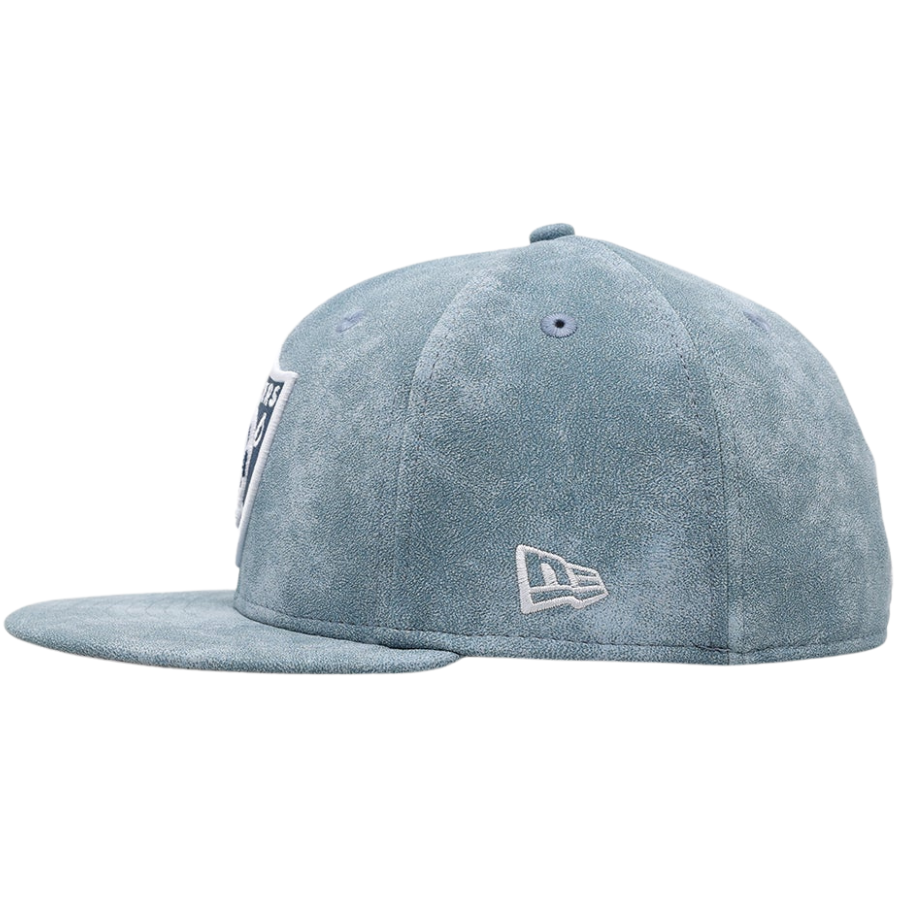 New Era Las Vegas Raiders 'Sky Blue Washed Suede' 59FIFTY Fitted Hat
