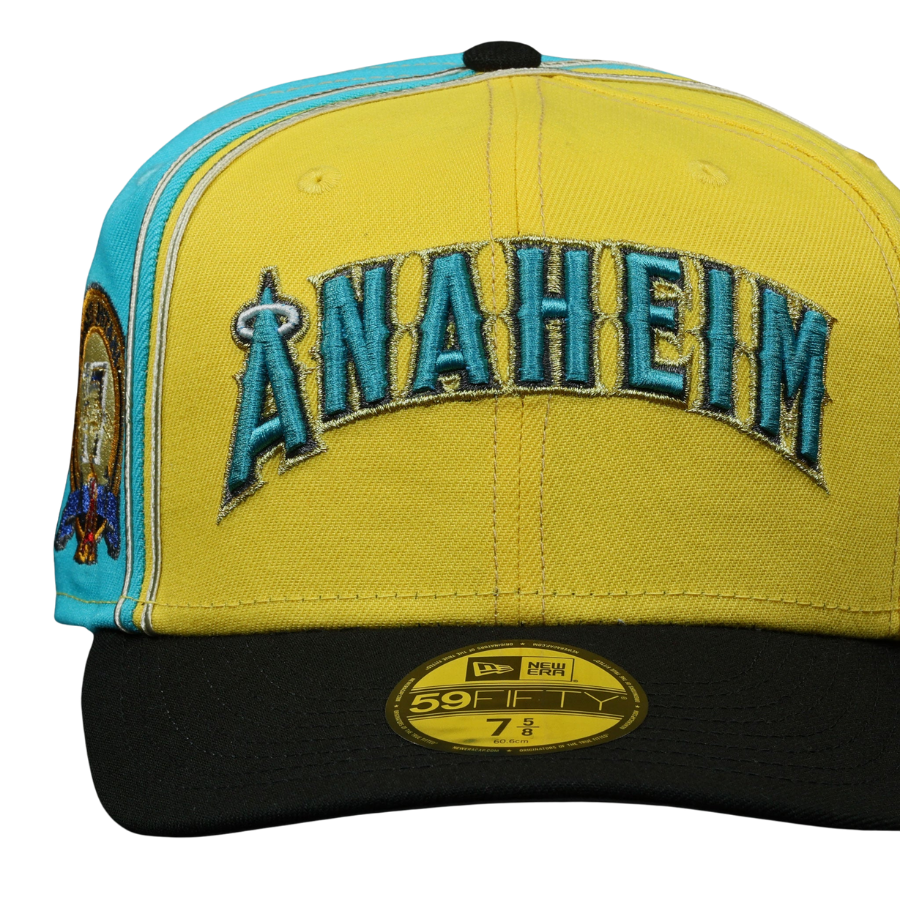 New Era Anaheim Angels #17 Patch Moonbeam/Teal 59FIFTY Fitted Hat