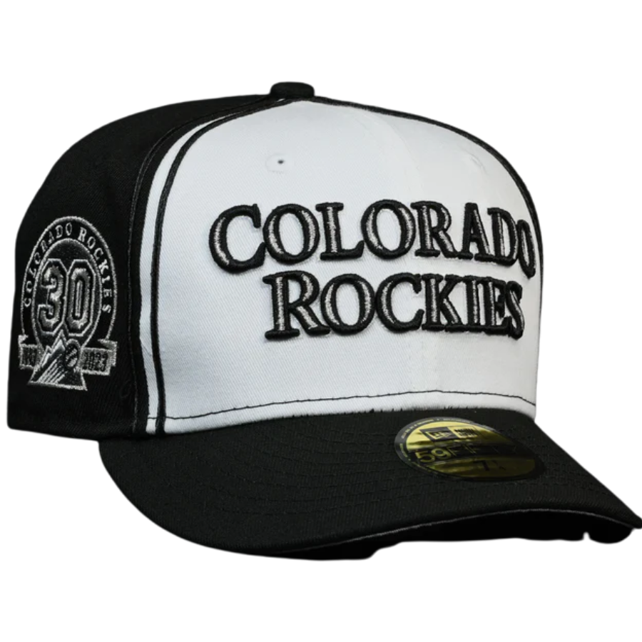 New Era Colorado Rockies 30th Anniversary 'Sannho Industrial Hs' 59FIFTY Fitted Cap