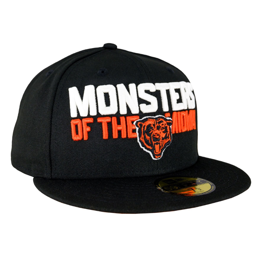 New Era Chicago Bears Monsters of The Midway Black 59FIFTY Fitted Hat