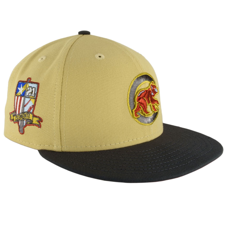 New Era Chicago Cubs Vegas Gold/Graphite 59FIFTY Fitted Hat