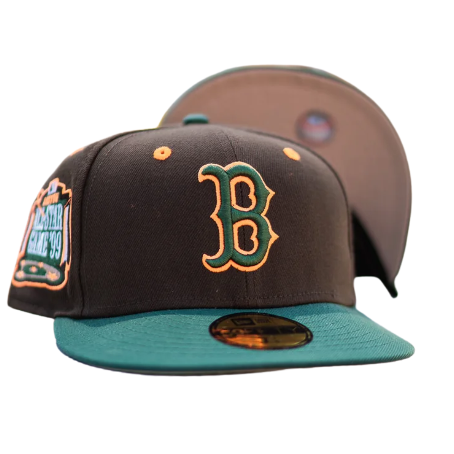 New Era Boston Red Sox Mocha Brown/Forest Green 1999 All-Star Game 59FIFTY Fitted Hat