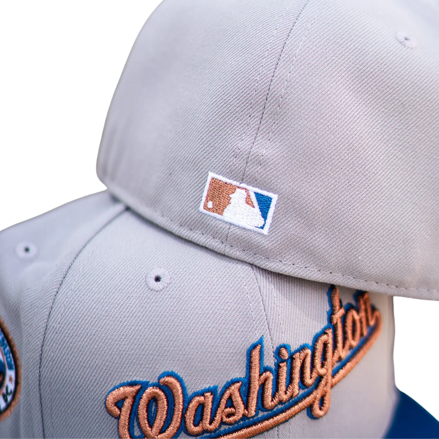 New Era Washington Nationals 2008 Inaugural Grey/True Blue 59FIFTY Fitted Hat