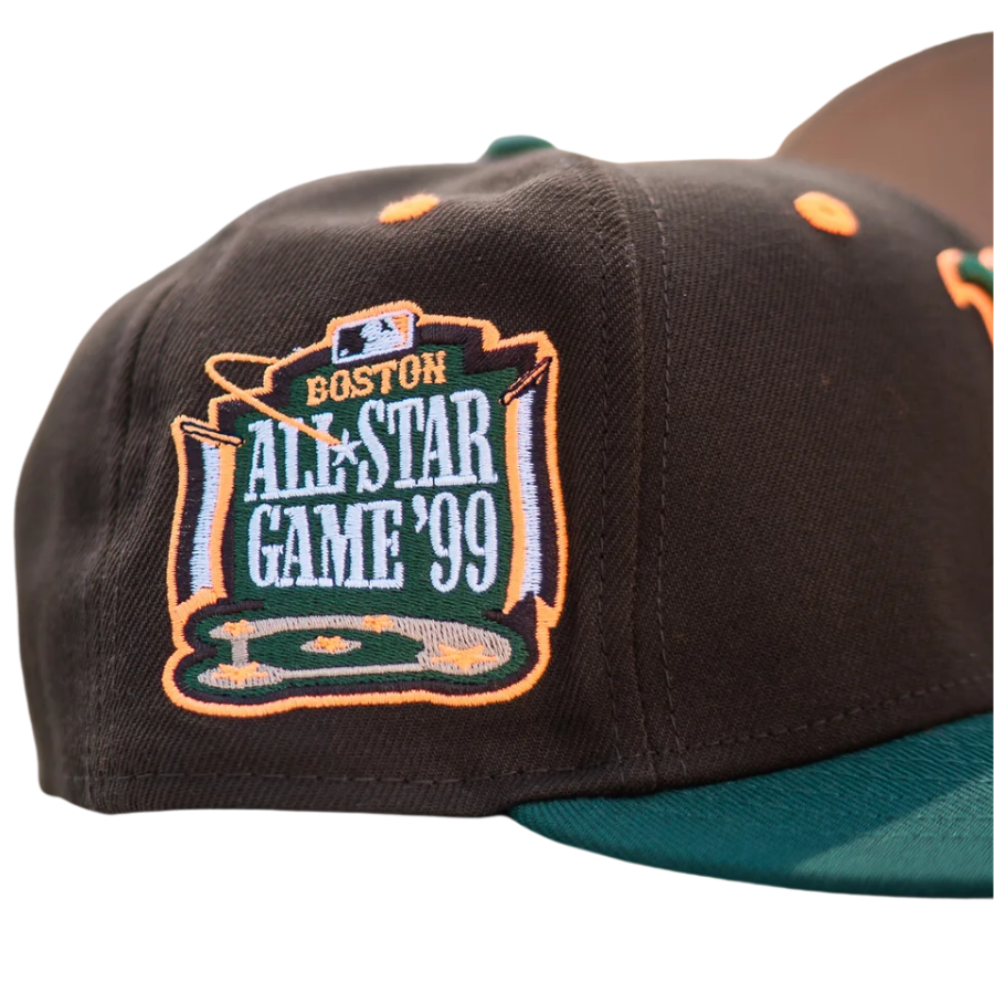 New Era Boston Red Sox Mocha Brown/Forest Green 1999 All-Star Game 59FIFTY Fitted Hat