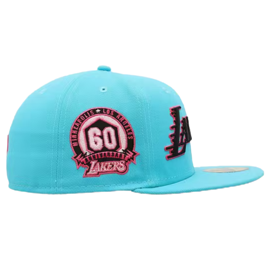 New Era x Culture Kings Los Angeles Lakers 'Neon Vice' 59FIFTY Fitted Hat