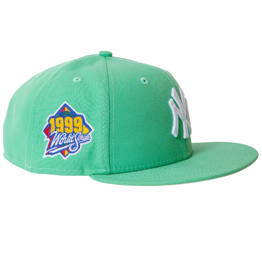 New Era New York Yankees 1999 World Series Mint Green 59FIFTY Fitted Hat