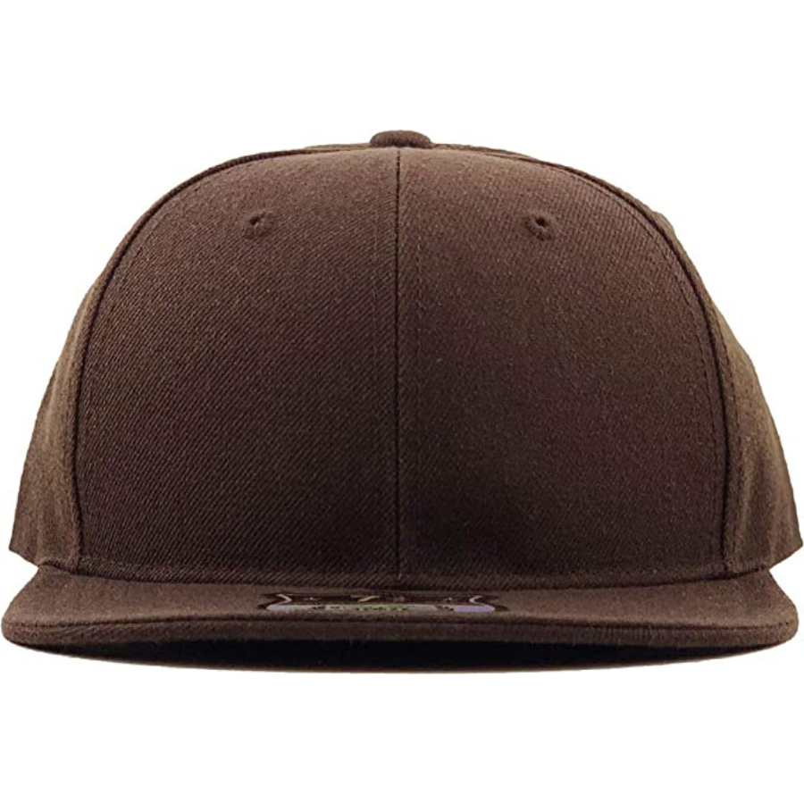 Kbethos Dark Brown Blank Fitted Hat