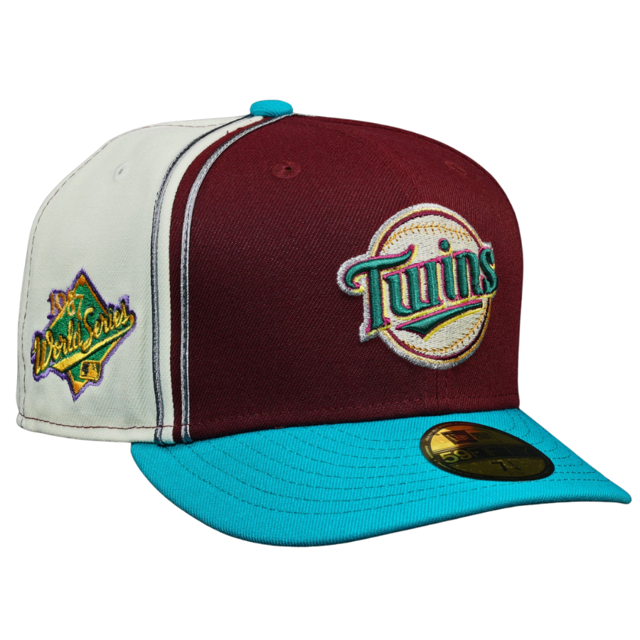 New Era Minnesota Twins 1987 World Series “For the Ducks of Minneapolis” 59FIFTY Fitted Cap