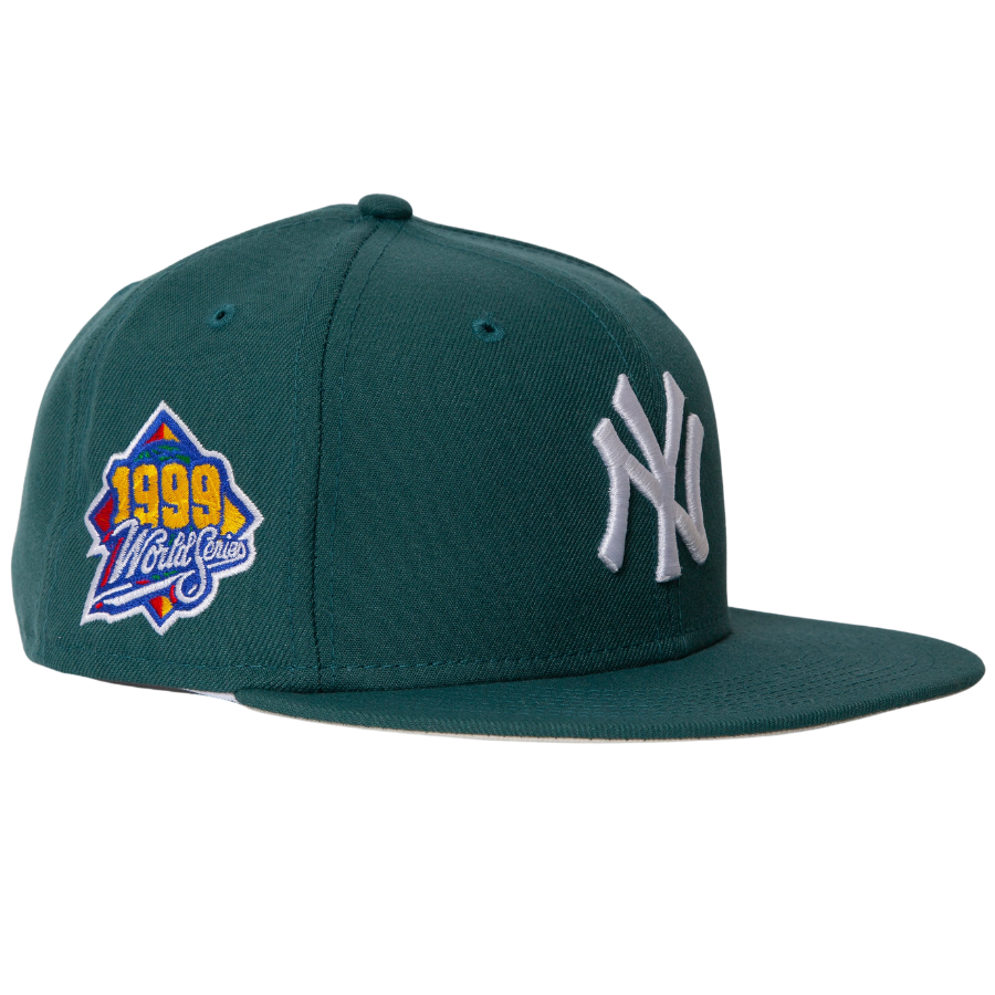 New Era New York Yankees 1999 World Series Pine Green 59FIFTY Fitted Hat