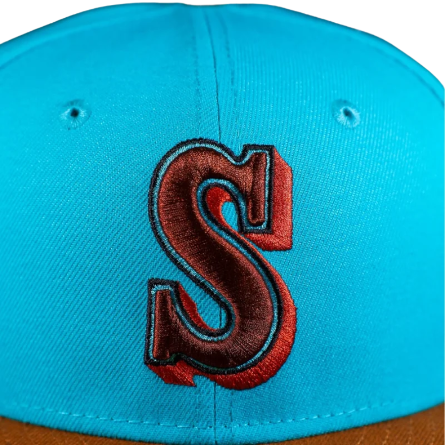 New Era Seattle Mariners 30th Anniversary Teal/Toasted Peanut 59FIFTY Fitted Cap