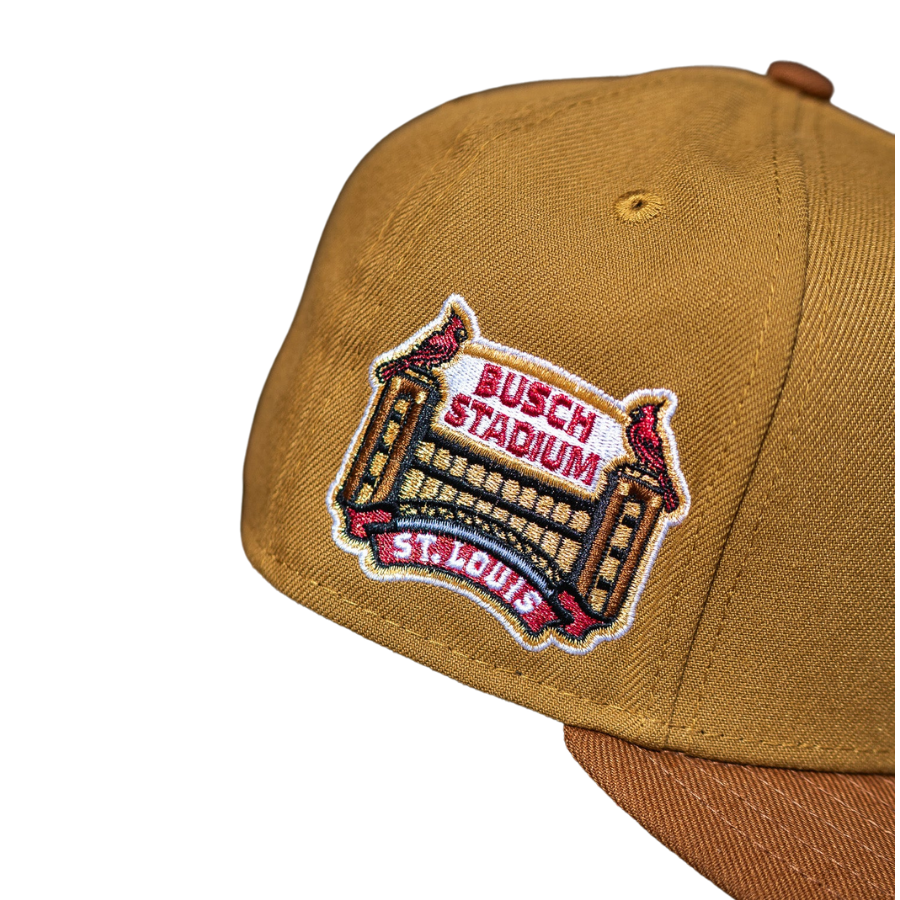 New Era St Louis Cardinals Busch Stadium Wheat/Peanut 59FIFTY Fitted Hat
