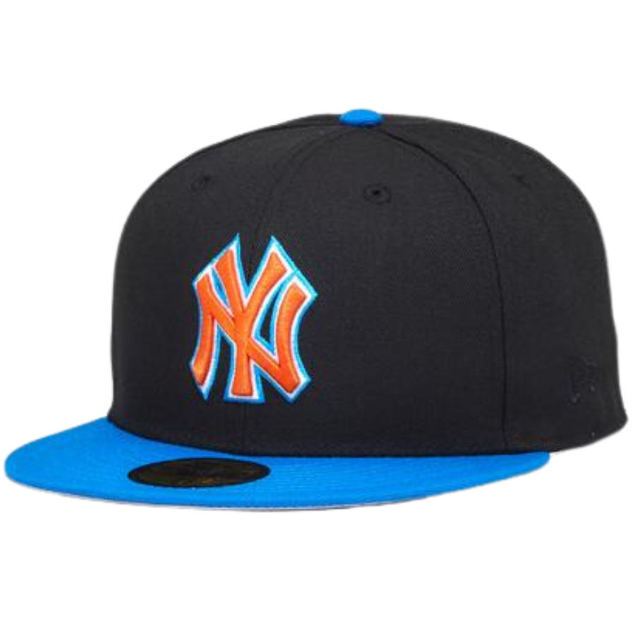 New Era x Eblens New York Yankees Black/Bright Blue/Orange 2023 59FIFTY Fitted Hat