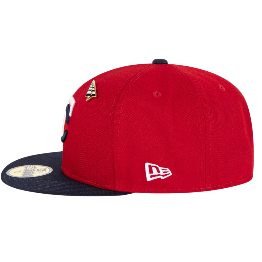 New Era x Paper Planes Minnesota Twins Red/Navy ColorBlock 59FIFTY Fitted Hat