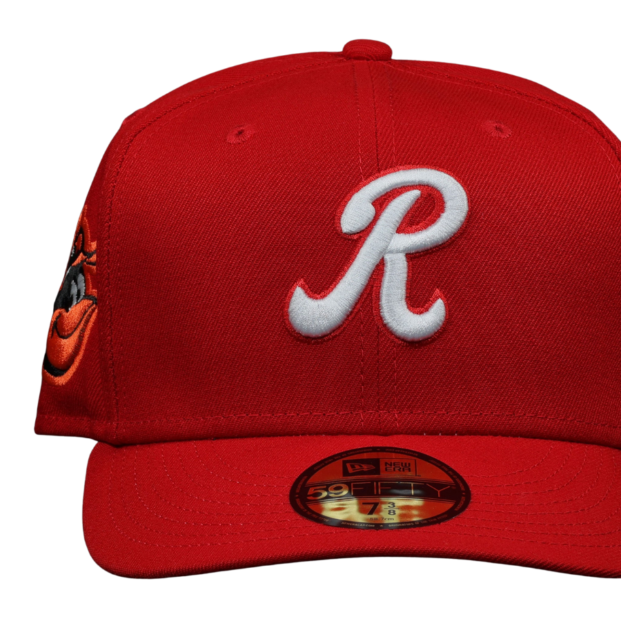 New Era Rochester Red Wings x Baltimore Orioles 'Cal Ripken Jr.' Red 59FIFTY Fitted Hat