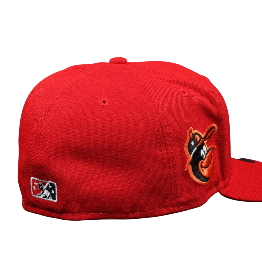 New Era Rochester Red Wings x Baltimore Orioles 'Cal Ripken Jr.' Red 59FIFTY Fitted Hat