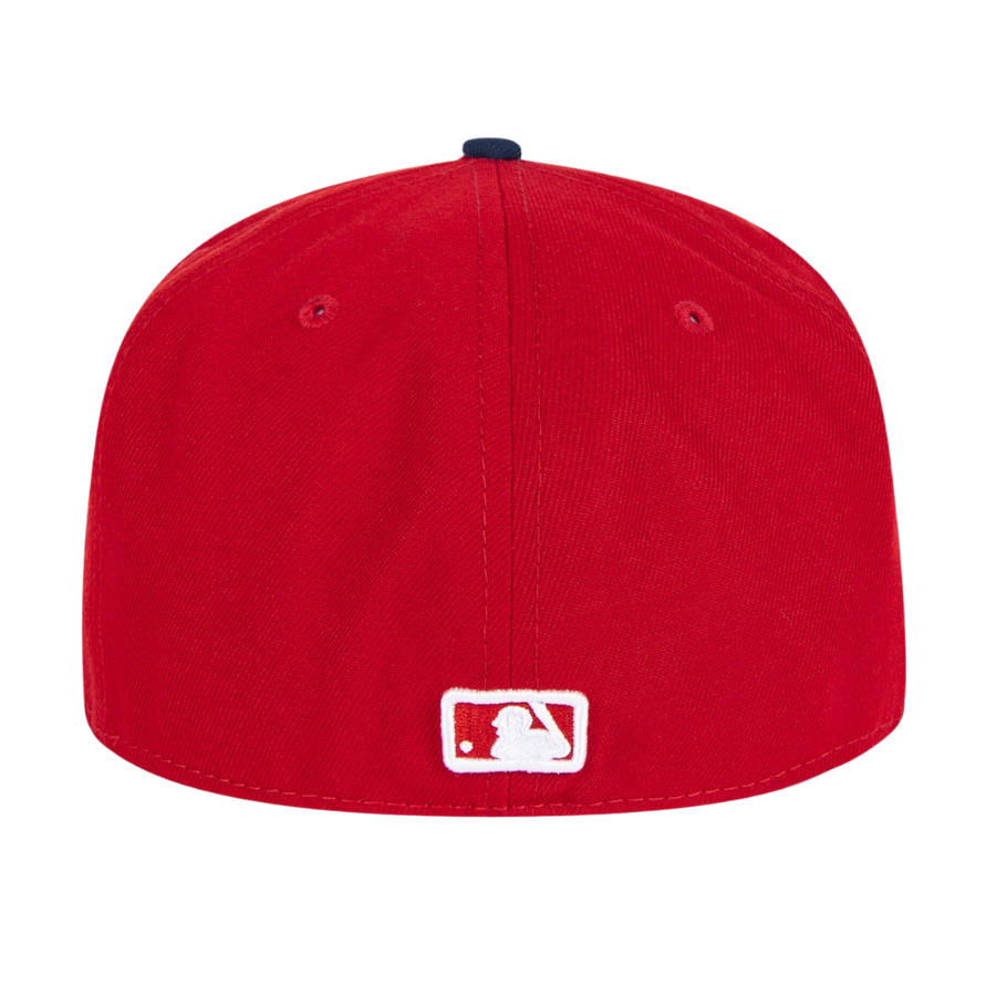 New Era x Paper Planes Minnesota Twins Red/Navy ColorBlock 59FIFTY Fitted Hat