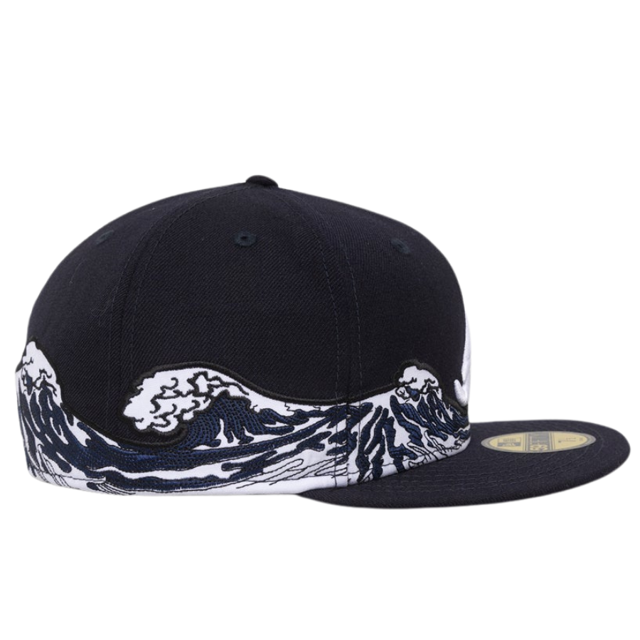 New Era Atlanta Braves Ocean Wave Navy 59FIFTY Fitted Hat