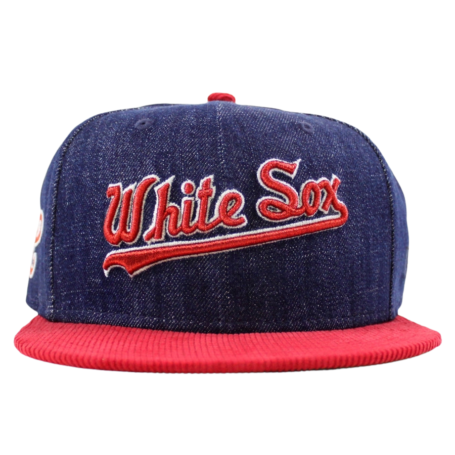 New Era Chicago White Sox Blue Denim/Red 59FIFTY Fitted Hat