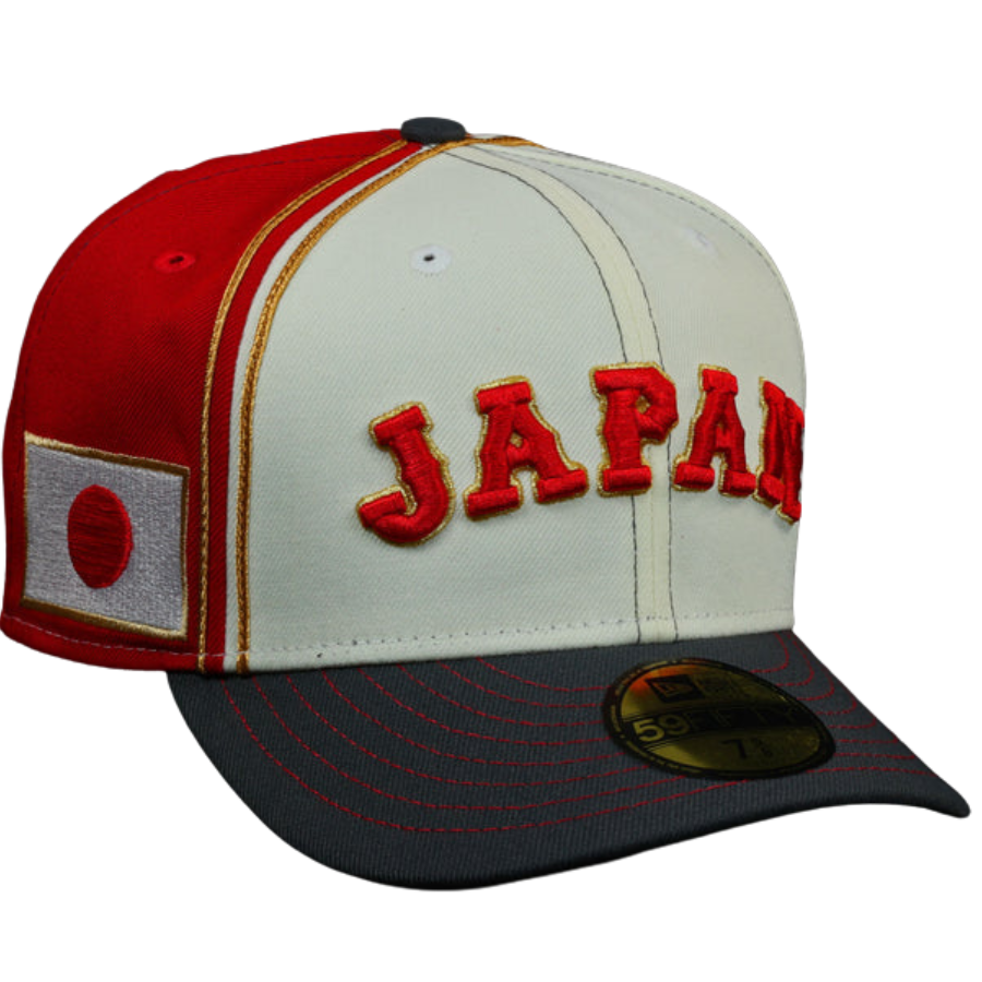 New Era Japan 2023 World Baseball Classic Diagonal Block 59FIFTY Fitted Cap