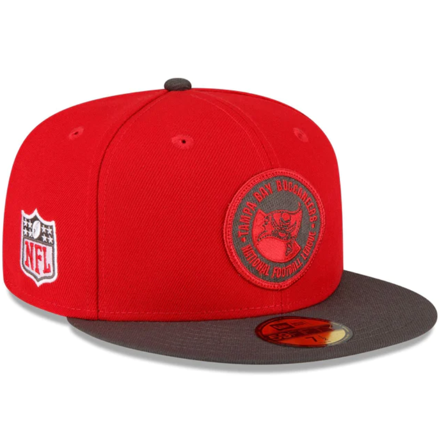 New Era Tampa Bay Buccaneers 2023 Sideline Team Patch 59FIFTY Fitted Hat