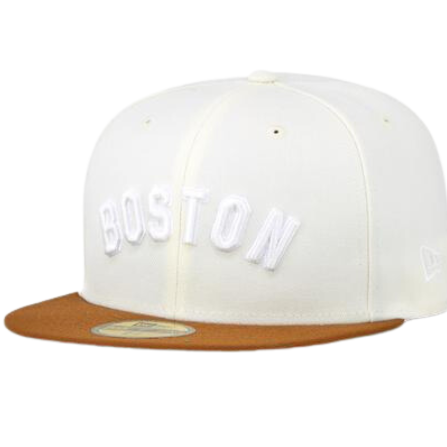 New Era x Eblens Boston Red Sox Chrome/Toasted Peanut 2023 59FIFTY Fitted Hat