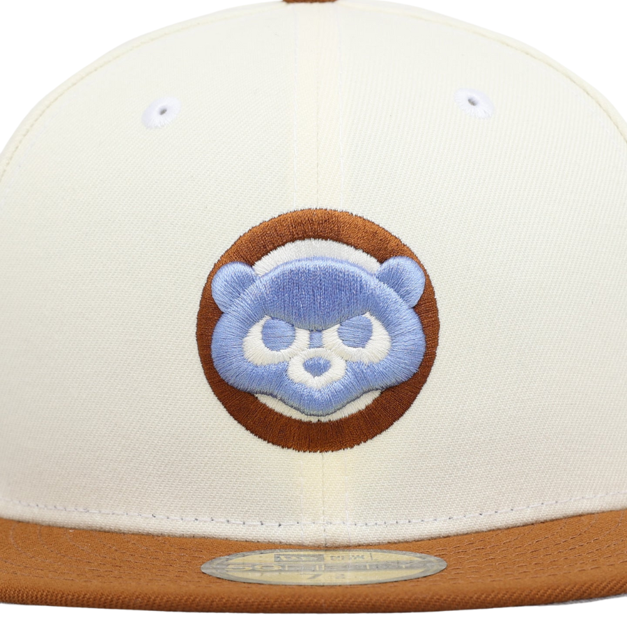 New Era Chicago Cubs White 'Toasted Peanut' 59FIFTY Fitted Hat