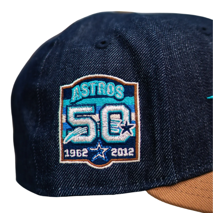 New Era Houston Astros 50th Anniversary Denim/Khaki 59FIFTY Fitted Hat