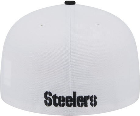 New Era Pittsburgh Steelers White State 2023 59FIFTY Fitted Hat