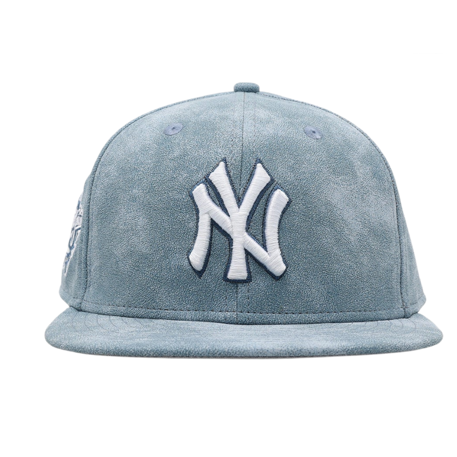 New Era New York Yankees 'Sky Blue Washed Suede' 59FIFTY Fitted Hat