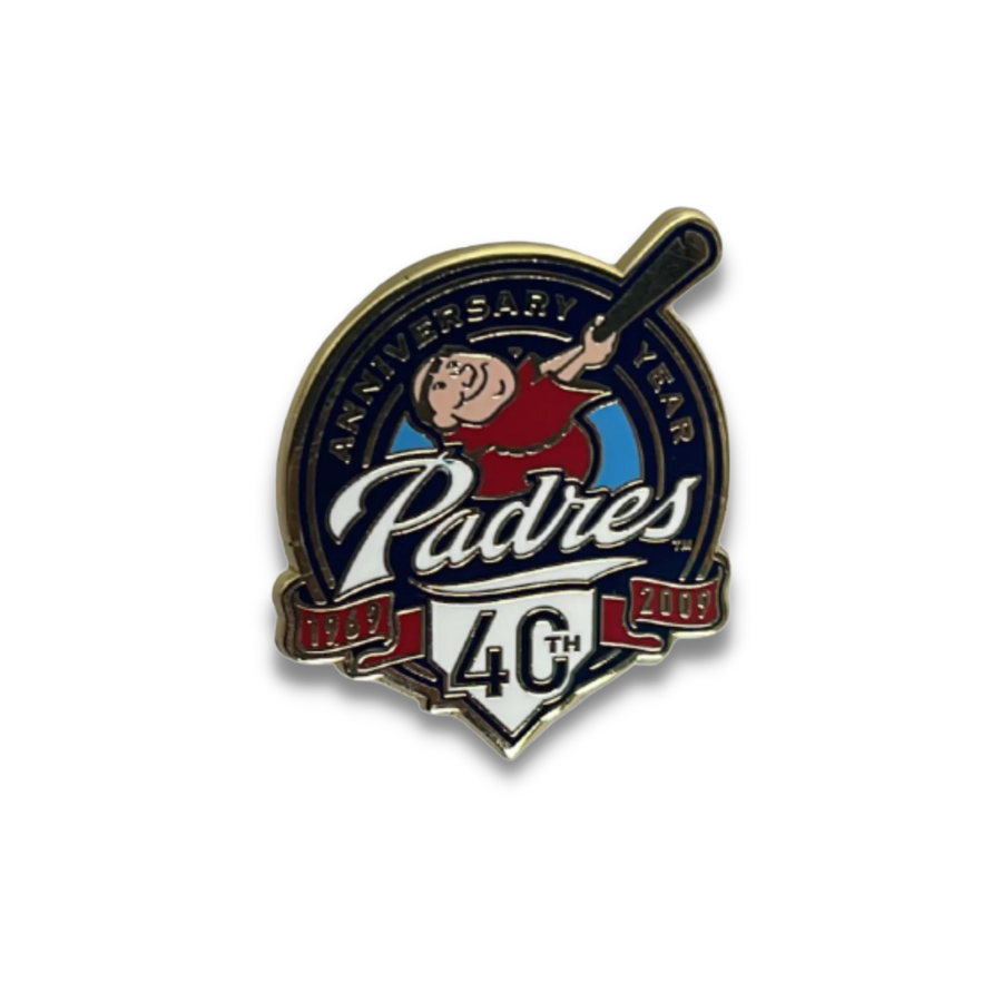 San Diego Padres Swinging Friar Fitted Hat Pin