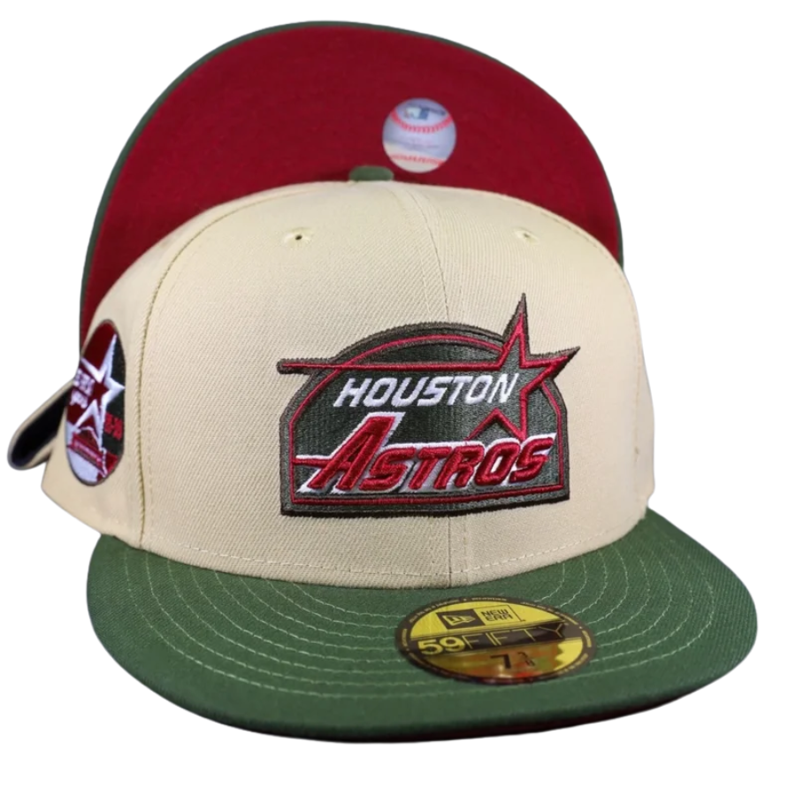 New Era Houston Astros 35 Great years Vegas Gold/Rifle Green 59FIFTY Fitted Cap