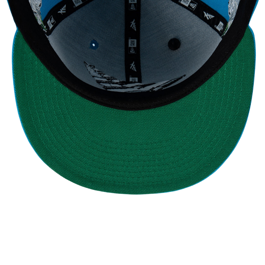 New Era x Paper Plane Blue Fanatic Roses 59FIFTY Fitted Hat
