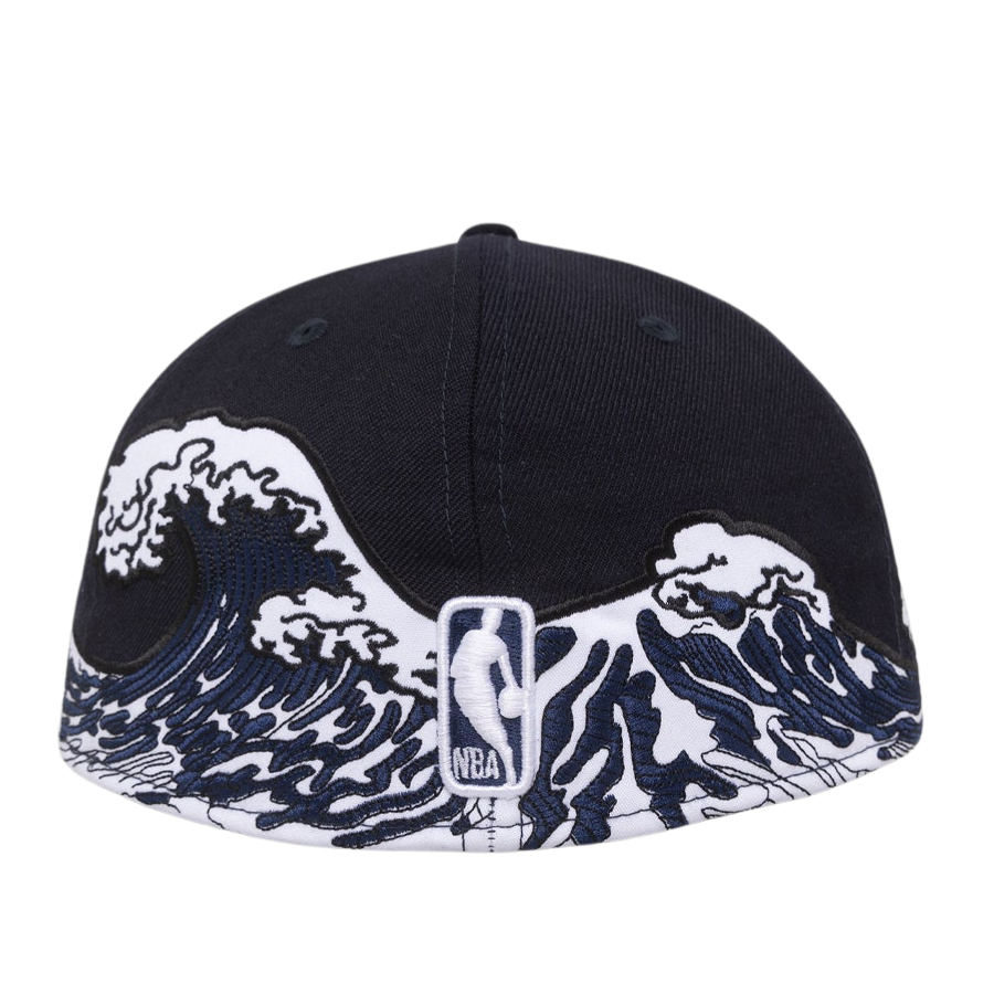 New Era Chicago Bulls Ocean Wave Navy 59FIFTY Fitted Hat