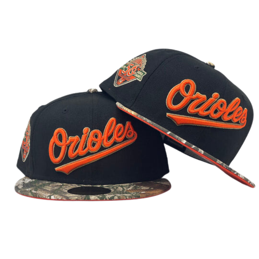 New Era Baltimore Orioles 50th Anniversary Realtree/Black 59FIFTY Fitted Hat