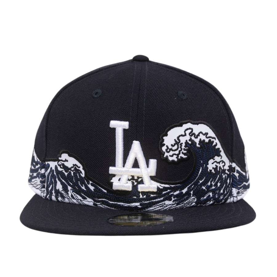 New Era Los Angeles Dodgers Ocean Wave Navy 59FIFTY Fitted Hat